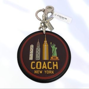 Coach New York Skyline Bag Charm Key Ring